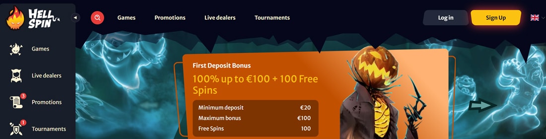 hell spin casino no deposit bonus codes