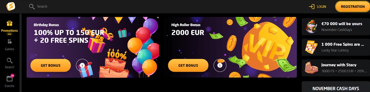 stay casino no deposit bonus