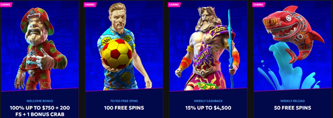 RTbet Casino Bonuses