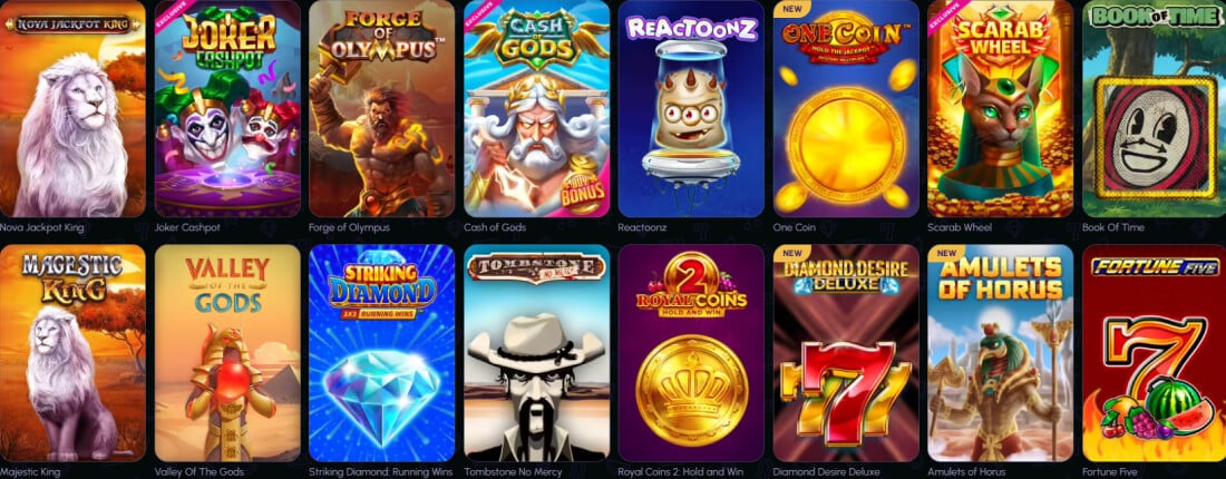 NovaJackpot Casino Games