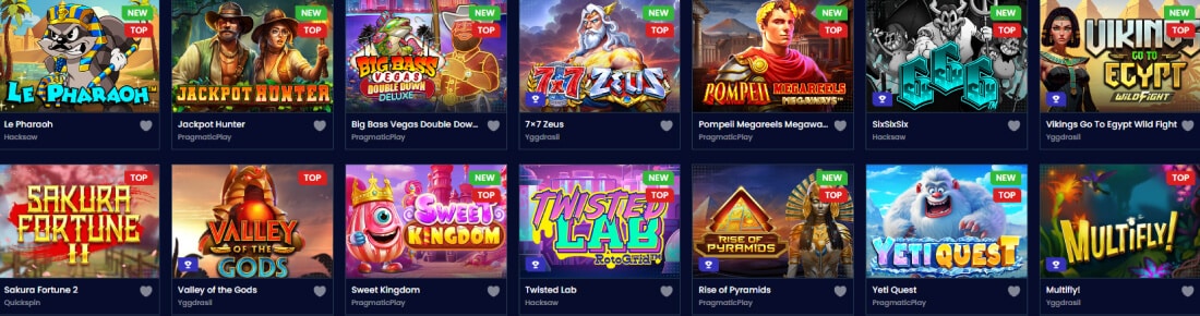 Trino Casino Games