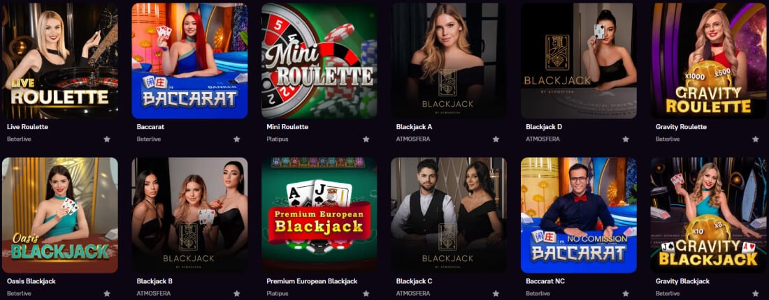 Zoome Casino Live Dealer