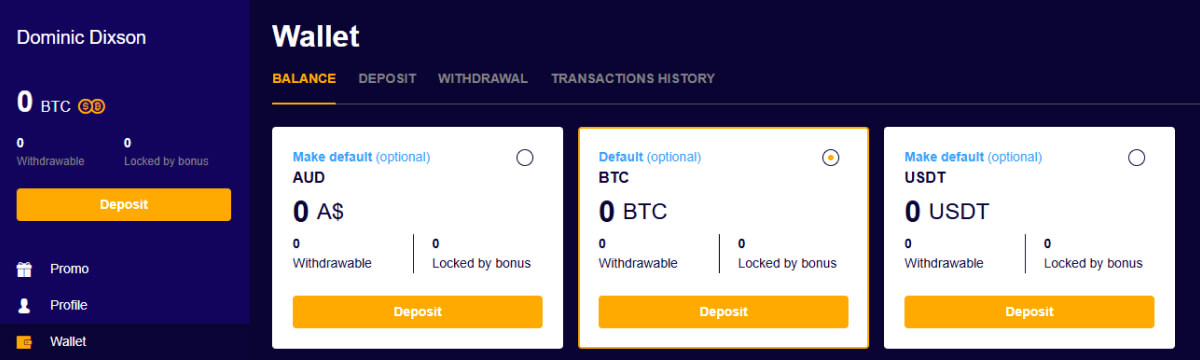 Crypto casino wallet