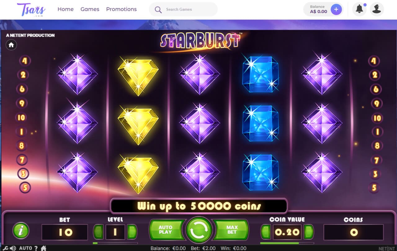 Starburst Slot by NetEnt